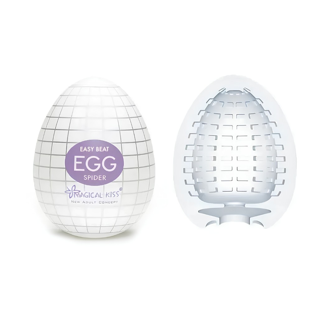 Masturbador em Formato de "Egg" em Silicone com Texturas - Magical Kiss Spider | 5,8 x 5 cm - 1