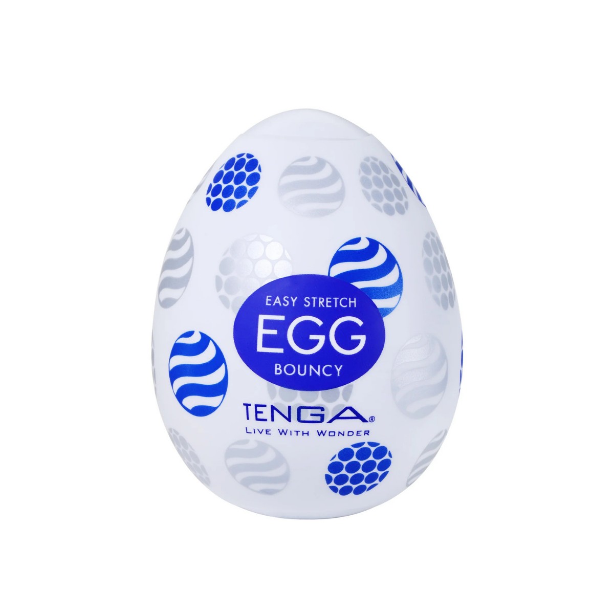 Masturbador em Formato de "Egg" em TPE com Textura Elástica - Tenga Egg Bouncy | 5,8 x 5 cm - 2