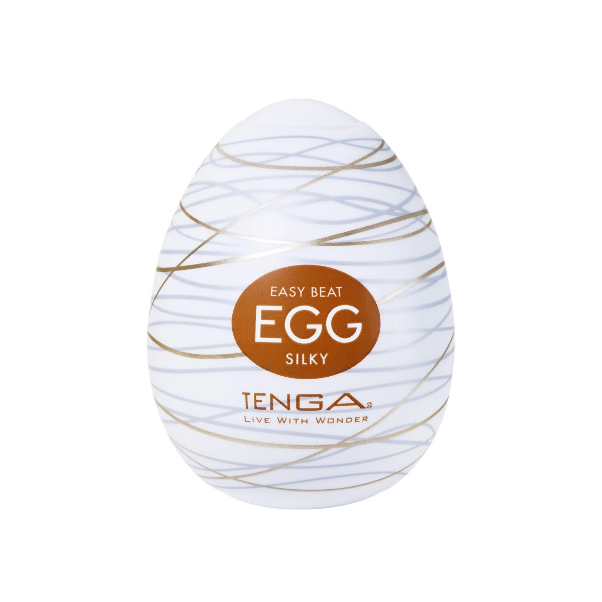 Masturbador em Formato de "Egg" em TPE com Textura Suave - Tenga Egg Silky | 5,8 x 5 cm - 2