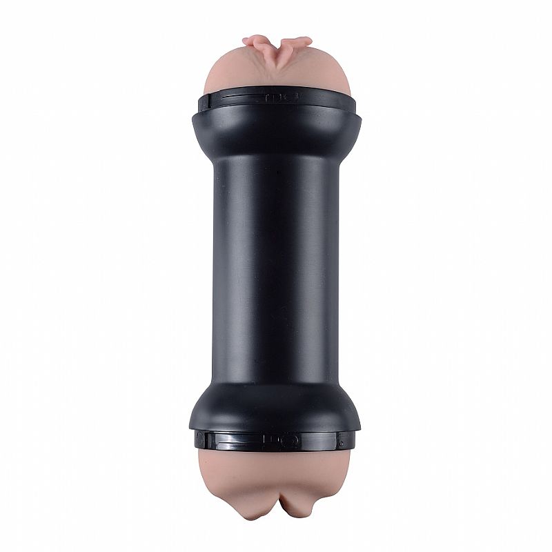 Masturbador em Formato de Halter com Vagina e Boca em TPR - Pulse Cocktails Personal Trainer | 21 x 3 cm - 3
