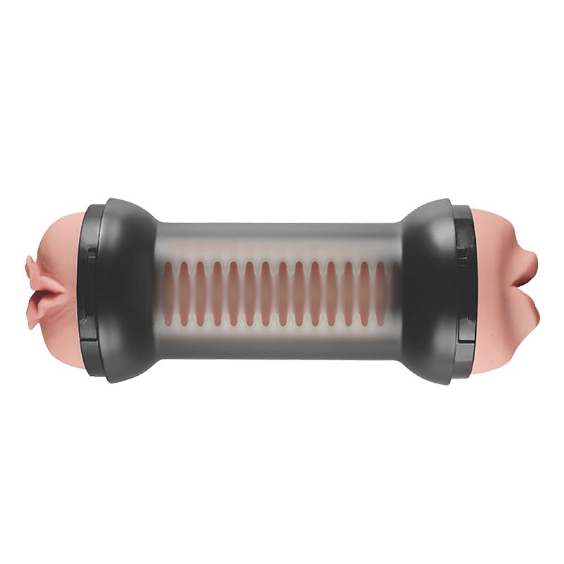Masturbador em Formato de Halter com Vagina e Boca em TPR - Pulse Cocktails Personal Trainer | 21 x 3 cm - 4