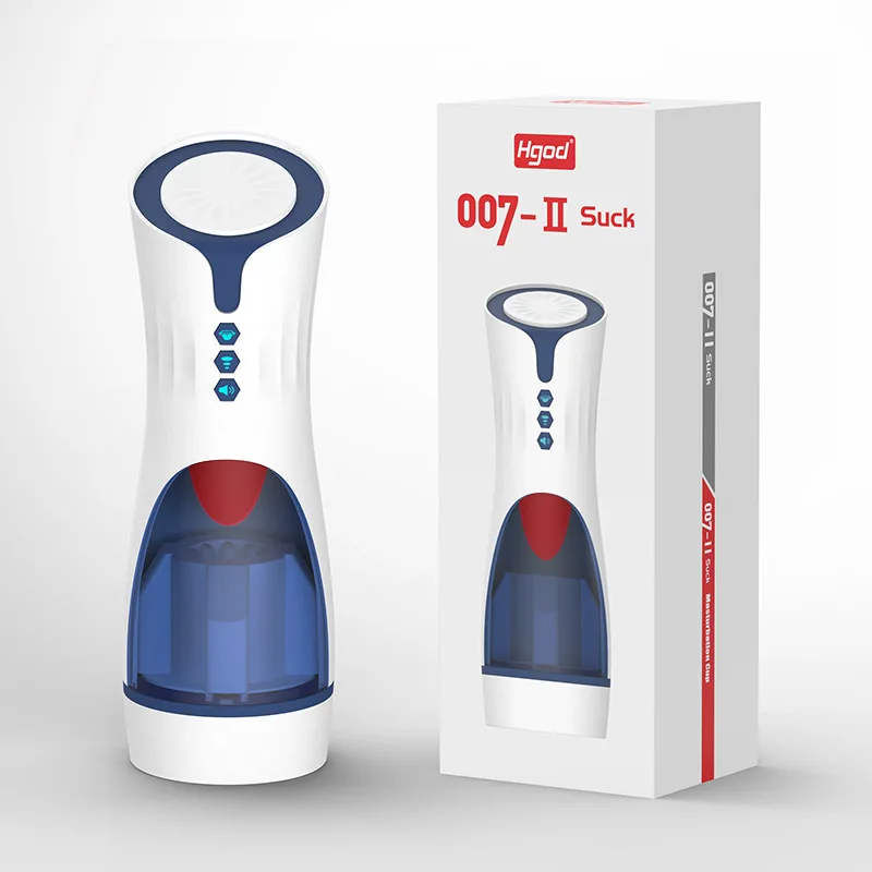 Masturbador no Formato de Lanterna com 7 Modos de Estímulos de Língua, 4 Tipos de Sucção Gemidos - Hgod 007 II Suck - 7