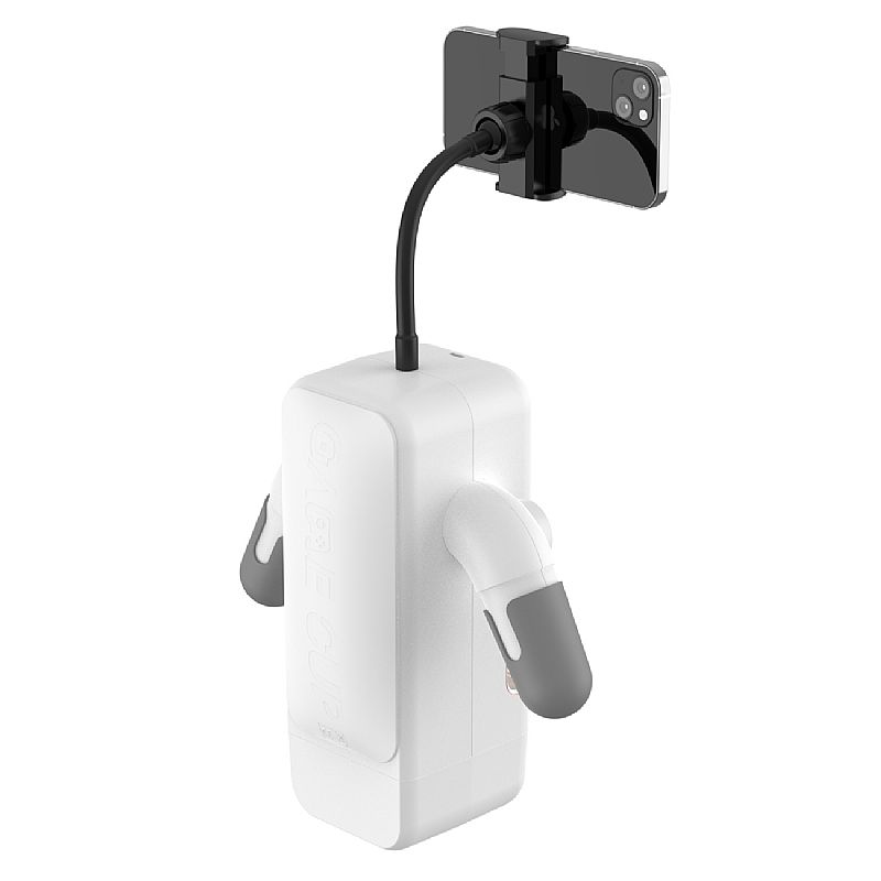 Masturbador em Formato de Robô com 10 Modos de Vibração, 8 Tipos de Movimentos, Função de Aquecimento e Suporte para Celular - Disponível em 2 Cores - 7