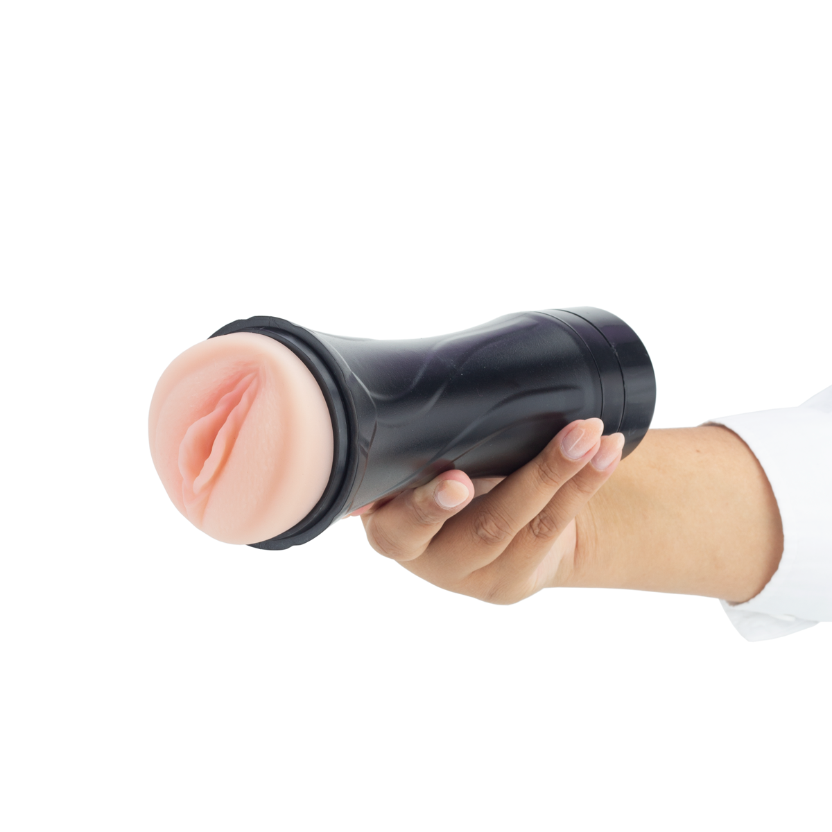 Masturbador Lanterna com Formato de Vagina em TPR e Vibração Multivelocidade - Football Baby - 12