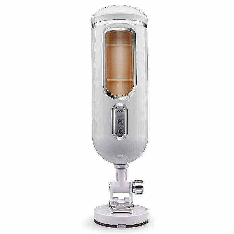 Masturbador Lanterna Recarregável em Cyberskin com Ventosa, Fone de Ouvido, 7 Modos de Vibração, Simulação de Gemido e Função que Comprime o Canal da Penetração - Dibe Golf Masturbation Cup | 23 x 8,5 cm - 4