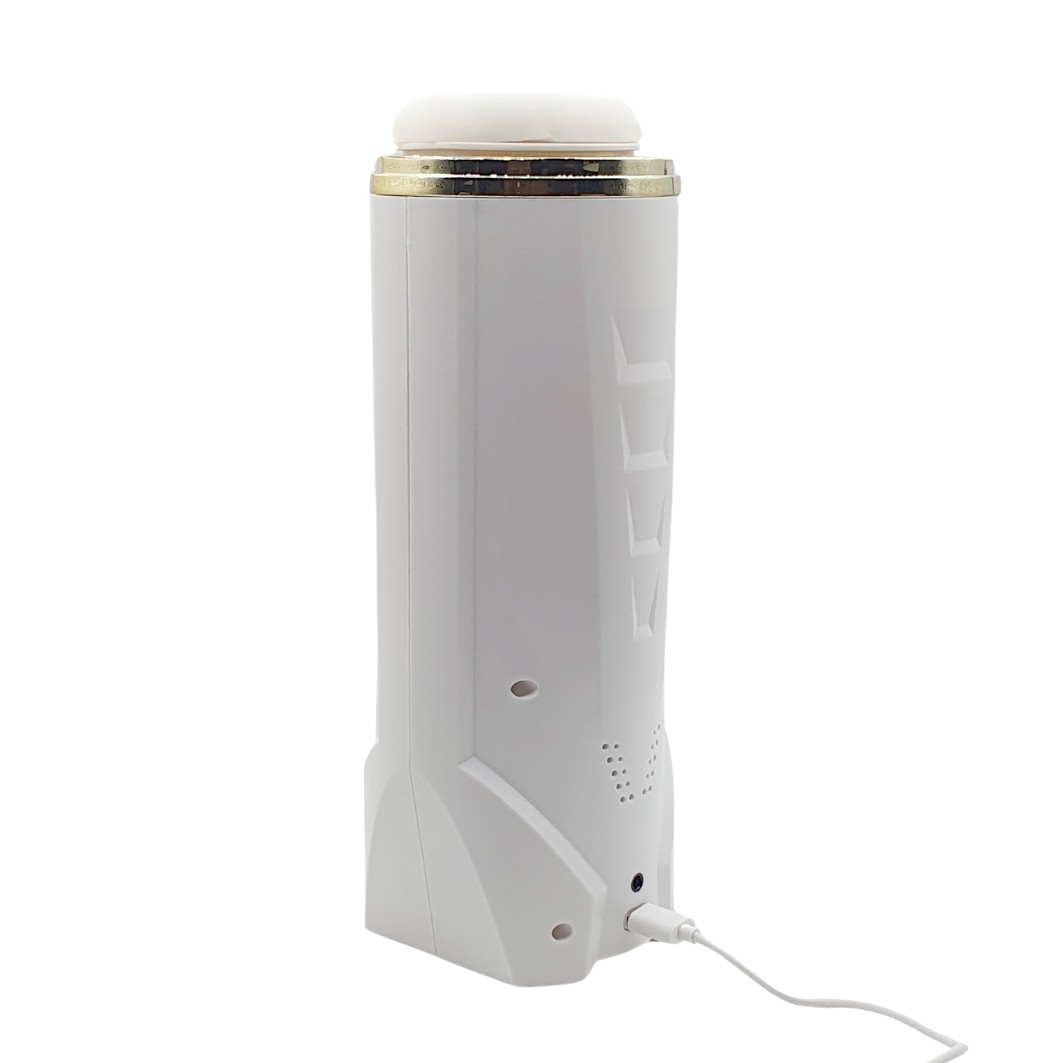 Masturbador Lanterna com Cerdas Massageadoras, 10 Modos Movimentos Vai e Vem, Modo Turbo, Função Aquecimento e Gemidos - Starship | Disponível em 2 Cores - 4