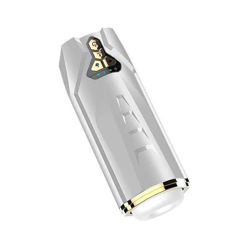 Masturbador Lanterna com Cerdas Massageadoras, 10 Modos Movimentos Vai e Vem, Modo Turbo, Função Aquecimento e Gemidos - Starship | Disponível em 2 Cores - 6