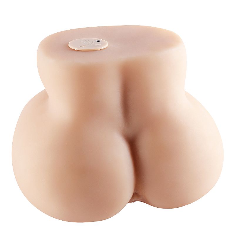 Masturbador Masculino em Forma de Bunda com Vagina e Ânus Penetráveis, 10 Modos de Vibração e Gemidos - Loves Red Lips M2 | 22 x 25 cm - 7