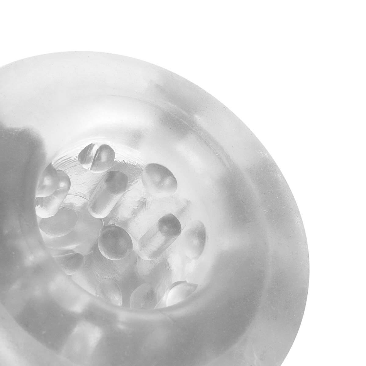 Masturbador Peniano no Formato de Copo Vazado com Textura Interna e 10 Modos de Vibração - Bump Orgasm Warrior | 8 x 3,2 cm - 2