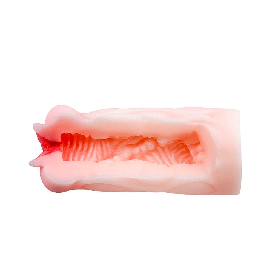 Masturbador Masculino em TPE com Formato de Vagina e Canal Interno Texturizado - ST | 10 x 2 cm - 4