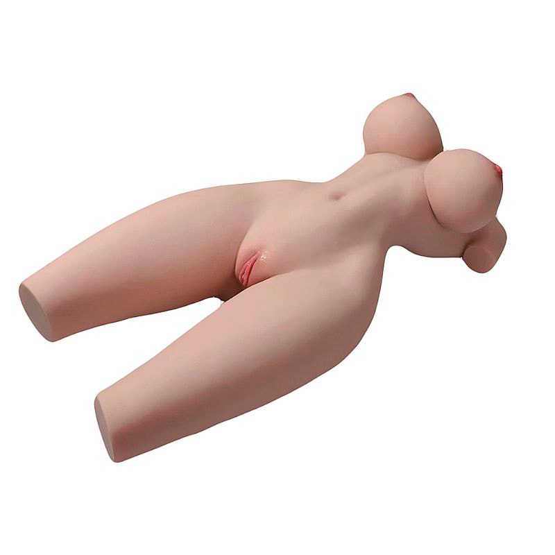 Masturbador Meio Corpo Feminino em TPE com Vagina e Ânus Penetráveis - 79 x 35 cm - 4