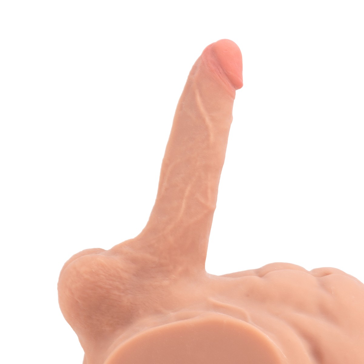 Masturbador Meio Tronco Inferior em TPE com Ânus Penetrável e Pênis Realístico com Glande, Veias e Escroto - SI | 28,5 x 21,5 cm - 5