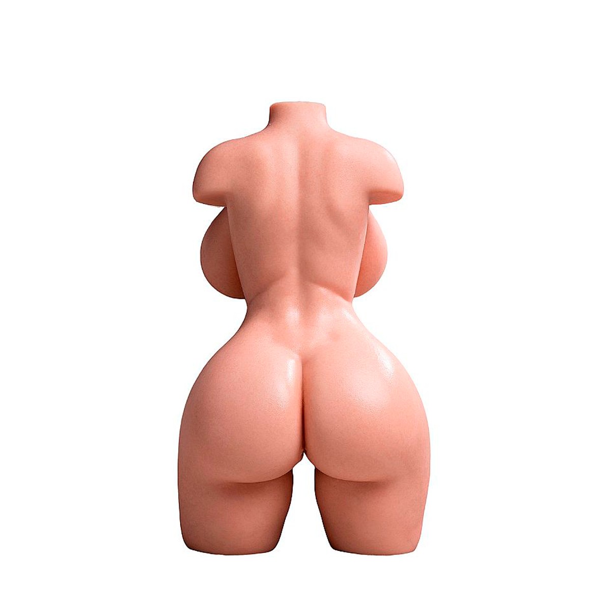 Masturbador em Silicone com Formato de Meio Corpo Feminino com 2 Orifícios Penetráveis - Sexy Import | 48 x 26 cm - 4