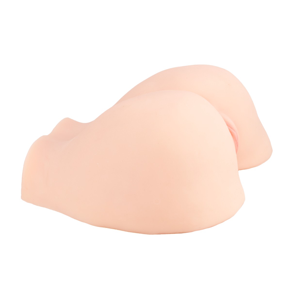 Masturbador em TPE com Formato de Bunda, 2 Orifícios Penetráveis Texturizados e Base Achatada - SI Butt Mac 2 | 35 x 27 cm - 3