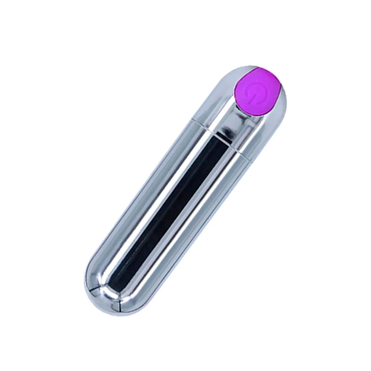 Mini Bullet em Abs com 10 Modos de Vibração Poderosas e Carregamento Via USB - 7,5 x 2 cm | Disponível em 2 Cores - 7