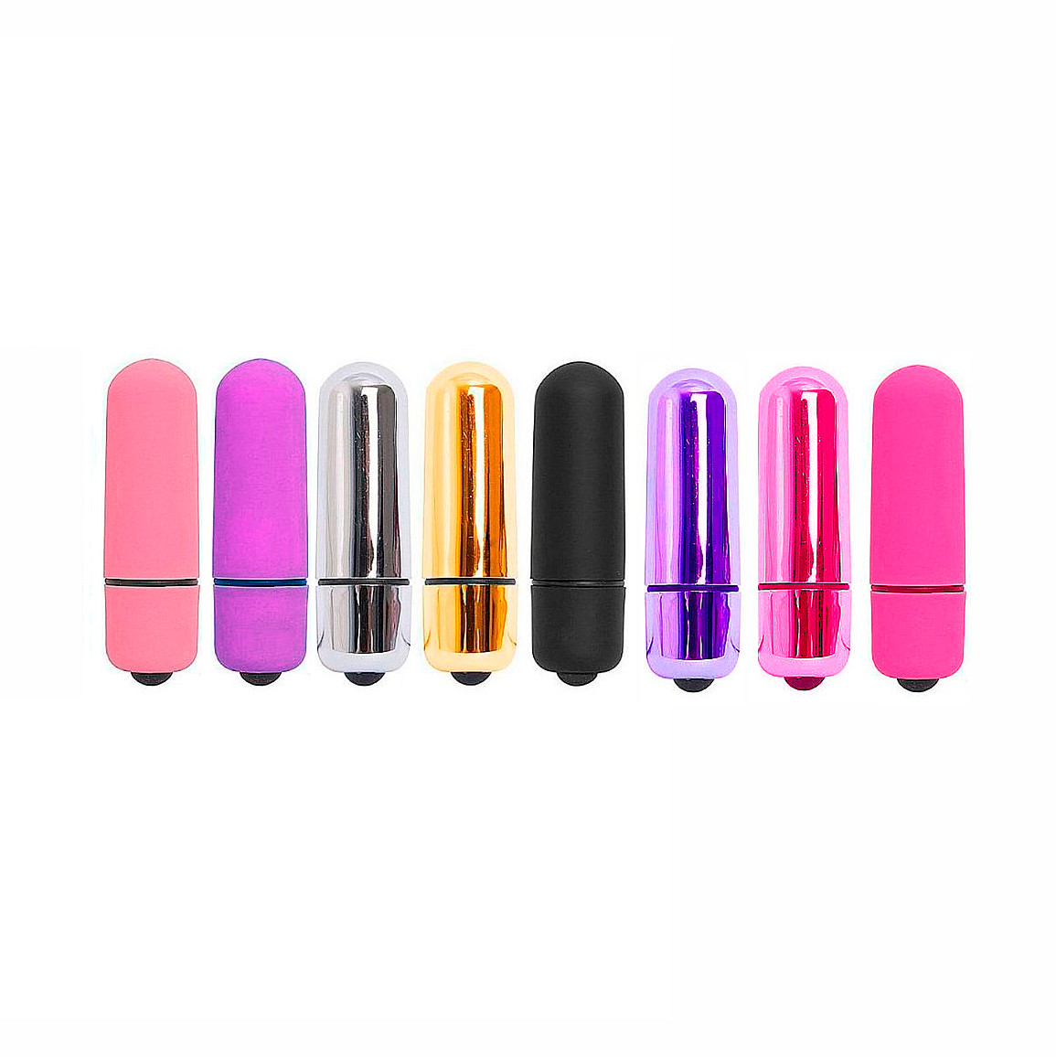 Mini Cápsula Vibratória com Vibração Única - Bullet Vibrating Massager | 5,8 x 1,7 cm | Disponível em 9 Cores - 1