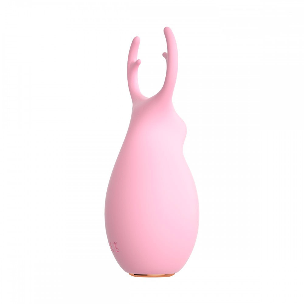 Mini Estimulador de Clitóris no Formato de Cervo em Silicone com 10 Modos de Vibração e Carregamento via Cabo USB - Lilo Cute Deer | 7,1 x 3,7 cm - 2