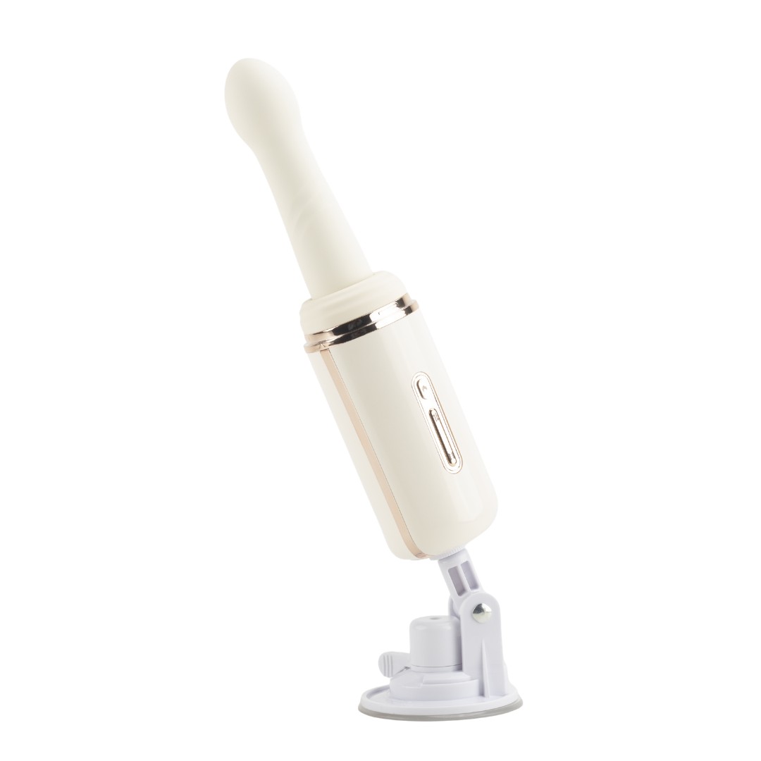 Mini Máquina do Sexo com 7 Modos De Vibração, Movimentos de Vai e Vem, Aquecimento e Ventosa - SI Gun - 2