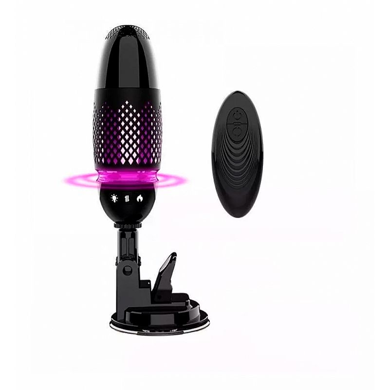 Mini Máquina do Sexo com Auto Aquecimento, 7 Modos de Vibração, Vai e Vem e Controle sem Fio - Dibe Sex Machine | 13,5 x 3,6 cm | Disponível em 2 Cores - 4