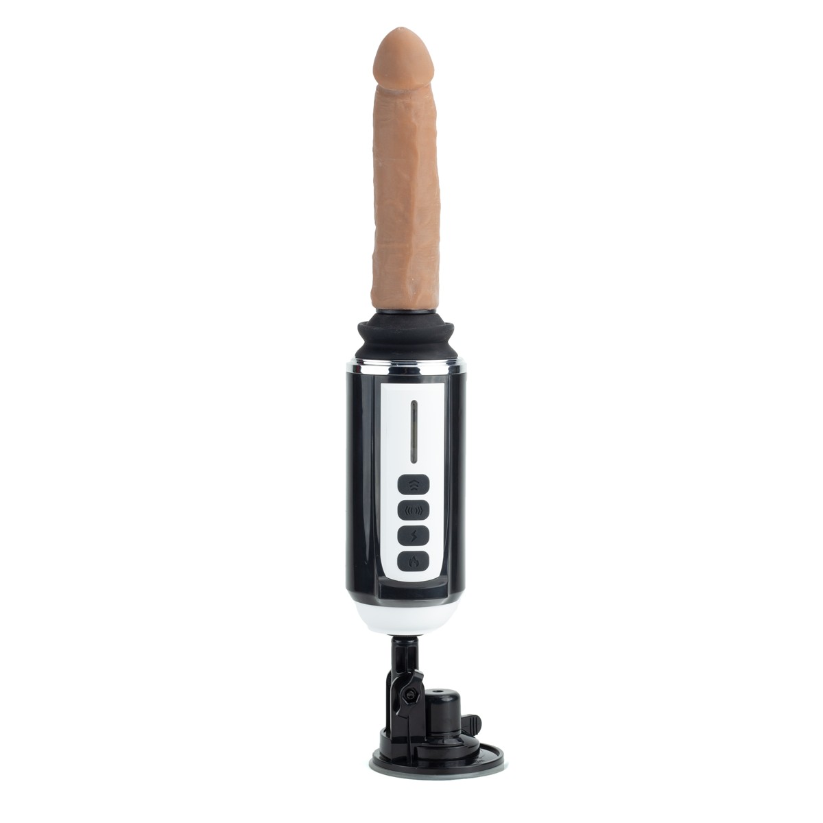 Mini Máquina do Sexo com Prótese Peniana Realista com 7 Vibrações, Movimentos de Vai e Vem, Função Aquecimento, Modo Turbo e Ventosa - Dibe Wolverine - 2