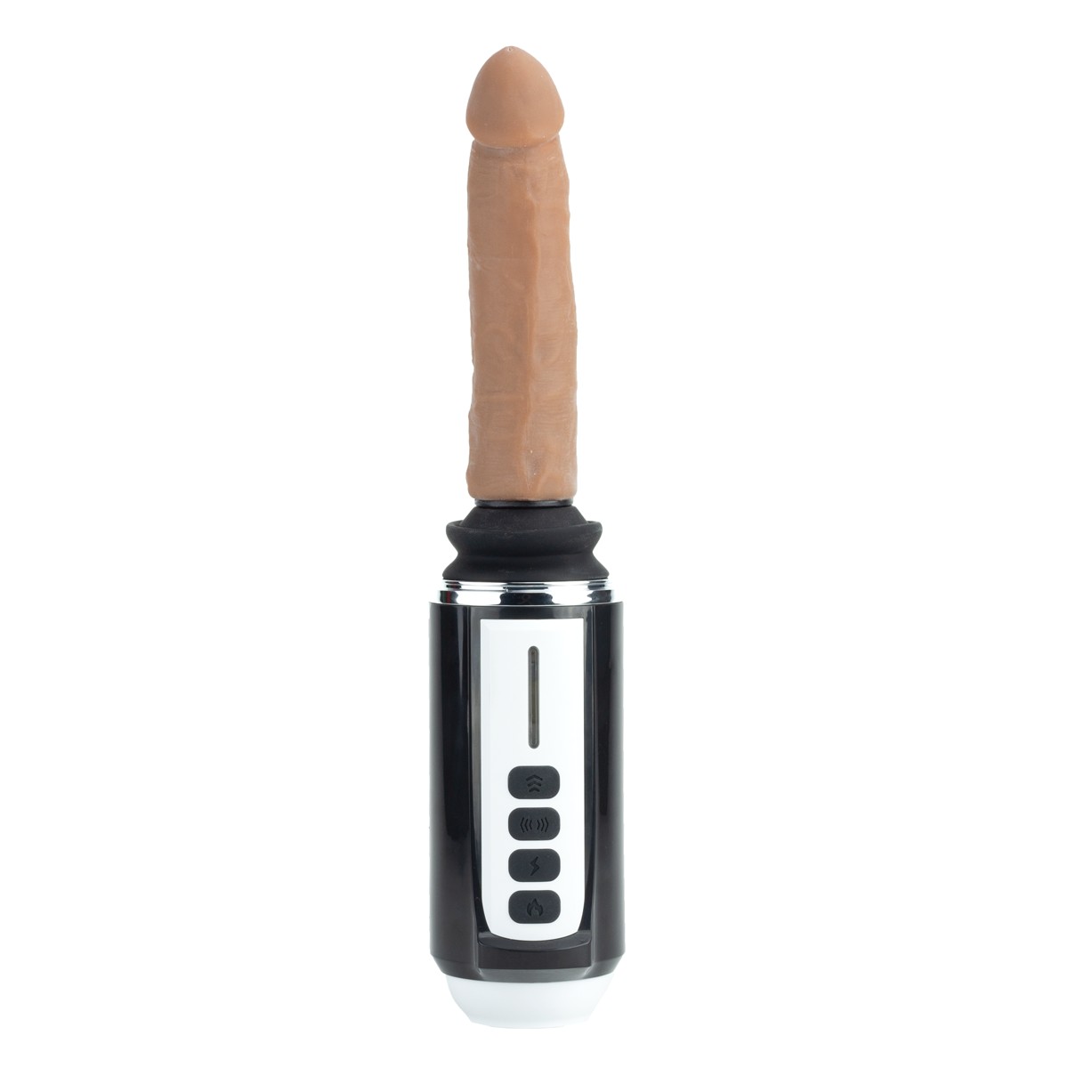 Mini Máquina do Sexo com Prótese Peniana Realista com 7 Vibrações, Movimentos de Vai e Vem, Função Aquecimento, Modo Turbo e Ventosa - Dibe Wolverine - 3