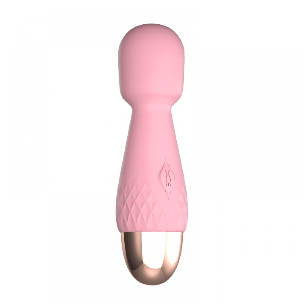 Mini Massageador Corporal em Silicone com 10 Modos de Vibração e Carregamento Via USB - Lilo | 10 x 2,4 cm | Disponível em 2 Cores - 5