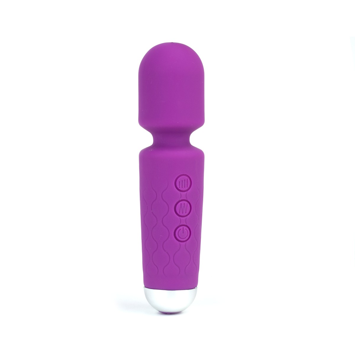 Mini Massageador em Silicone com Texturas, 20 Modos de Vibração, 8 Intensidades e Carregamento via Cabo USB - Stacy Mini | 14,8 x 3,6 cm | Disponível em 3 Cores - 2