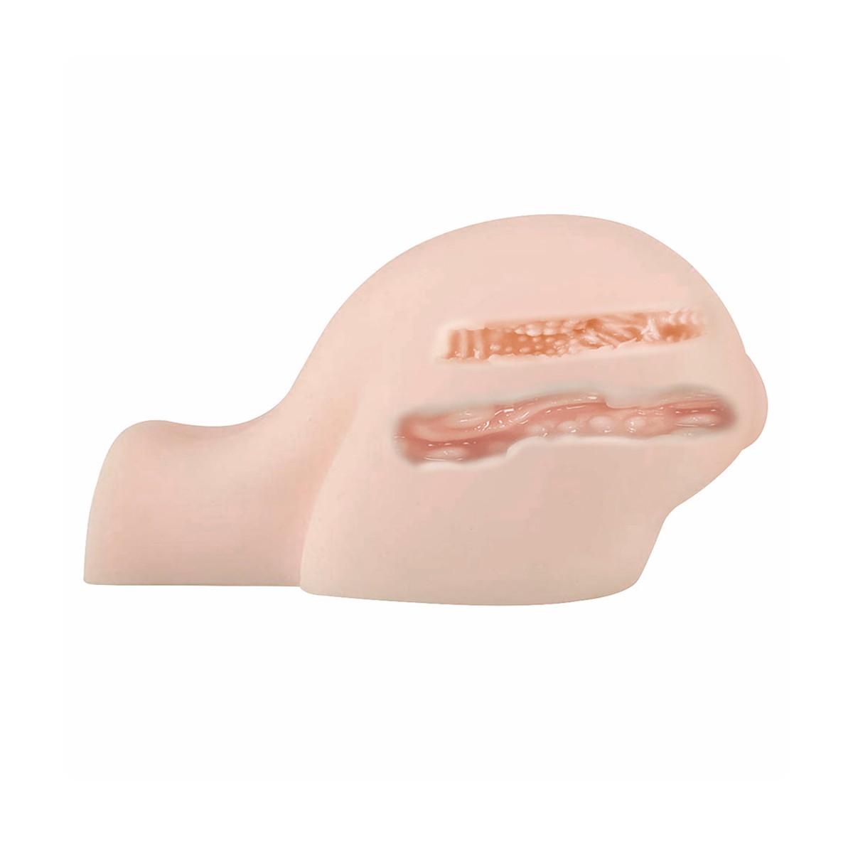 Mini Masturbador Feito em TPE com Bunda Empinada, Vagina e Ânus Penetráveis - Realistic Crazy Lion | 12 x 3 cm - 4
