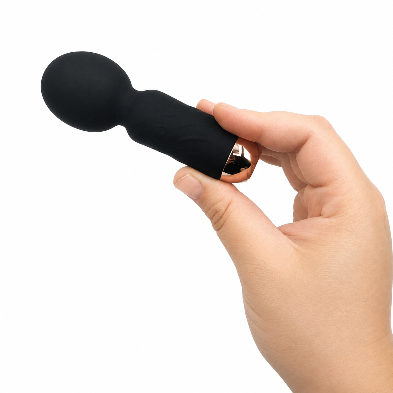 Mini Varinha Mágica Massageadora em Silicone com 10 Modos de Vibração e Recarregável - SI Hero | 11 x 3,7 cm | Disponível em 4 Cores - 1