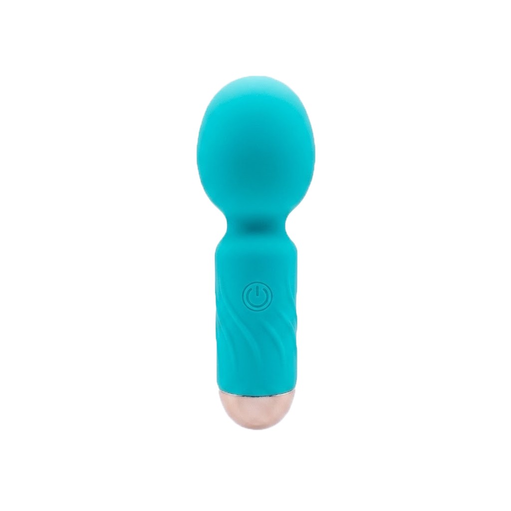 Mini Varinha Mágica Massageadora em Silicone com 10 Modos de Vibração e Recarregável - SI Hero | 11 x 3,7 cm | Disponível em 4 Cores - 5