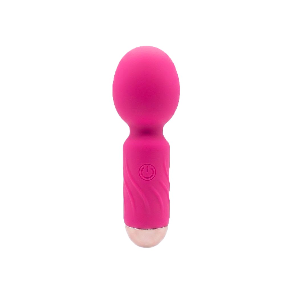 Mini Varinha Mágica Massageadora em Silicone com 10 Modos de Vibração e Recarregável - SI Hero | 11 x 3,7 cm | Disponível em 4 Cores - 8