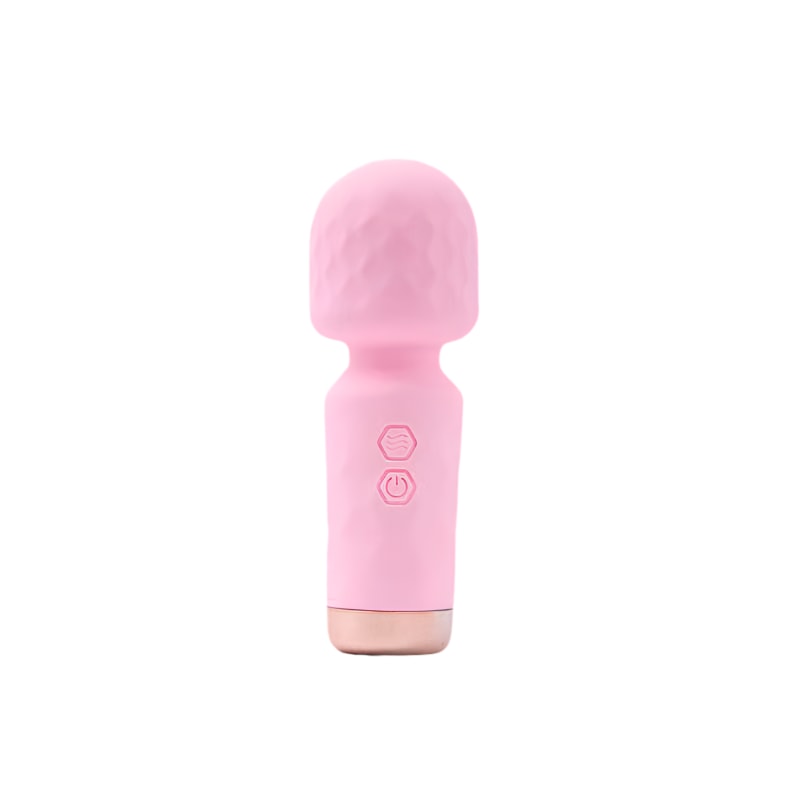 Mini Vibrador Massageador em Silicone com Texturas, 10 Modos de Vibração e Recarregável via USB - Hero | 11,5 x 3,9 cm | Disponível em 5 Cores - 5