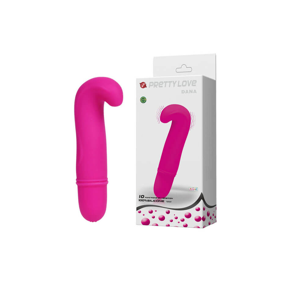 Mini Vibrador Ponto G em Soft Touch com 10 Modos de Vibração - Pretty Love Dana - 7 x 2 cm | Disponível em 2 Cores - 6