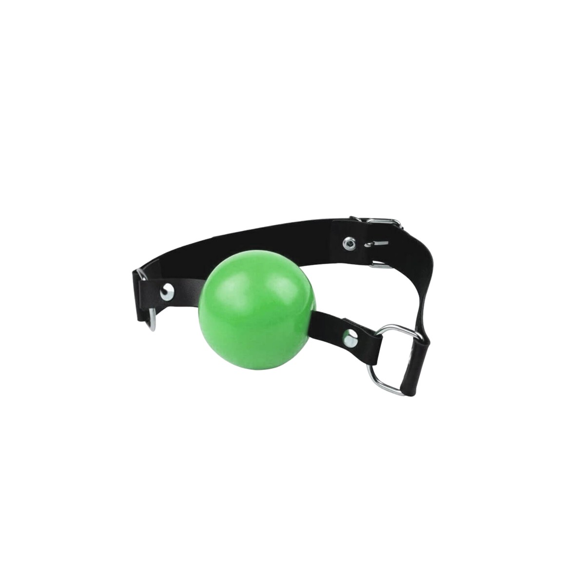 Mordaça Bola com Regulagem em Couro Sintético - La Pimienta | Disponível em 8 Cores - 2