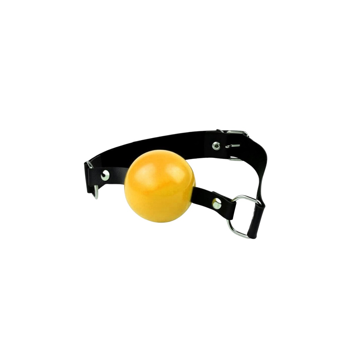Mordaça Bola com Regulagem em Couro Sintético - La Pimienta | Disponível em 8 Cores - 3