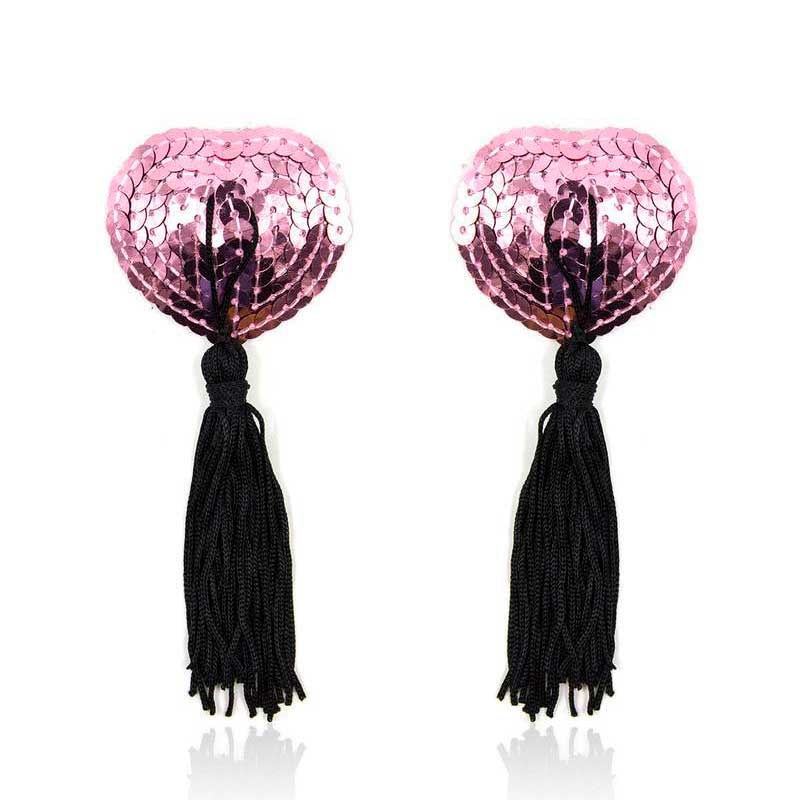 Nipple Cover Coração Pompom com Paete - Pleasure Dreams | Disponível em 8 Cores - 7