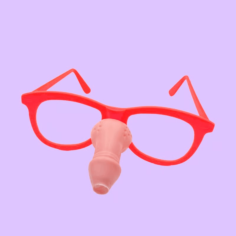 Óculos Erótico com Mini Pênis - FestaChic | 14,5 x 5 cm | Disponível em 9 Cores - 22
