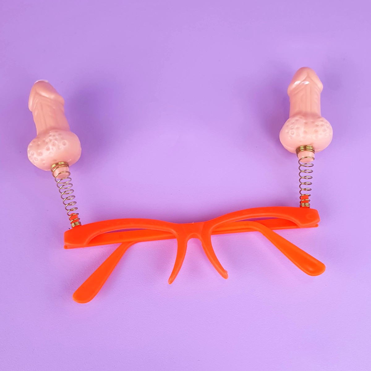 Óculos Erótico com Mola e Mini Pênis - FestaChic | 14,5 x 3,5 cm | Disponível em 7 Cores - 6