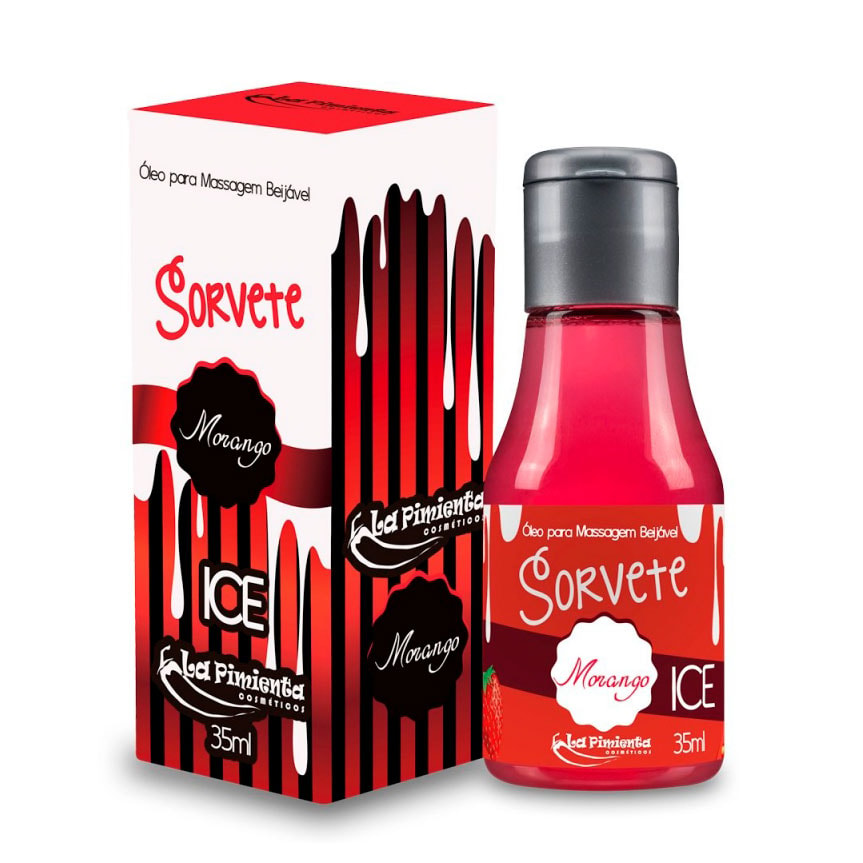 Óleo para Massagem Beijável - La Pimienta Sorvete | 35 ml | 4 Sabores - 7