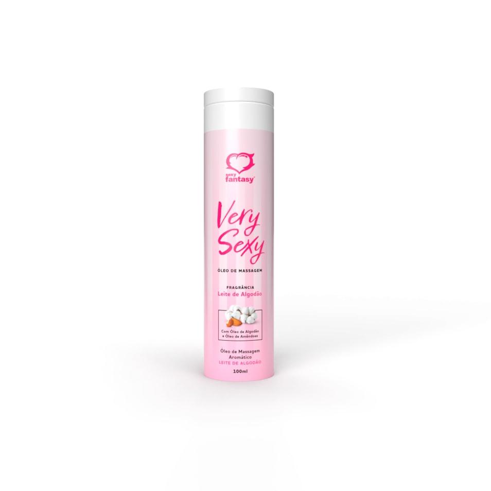 Óleo de Massagem Corporal Aromático com Óleo de Amêndoas e Algodão - Sexy Fantasy Very Sexy | 100 ml | Disponível em 3 Aromas - 7
