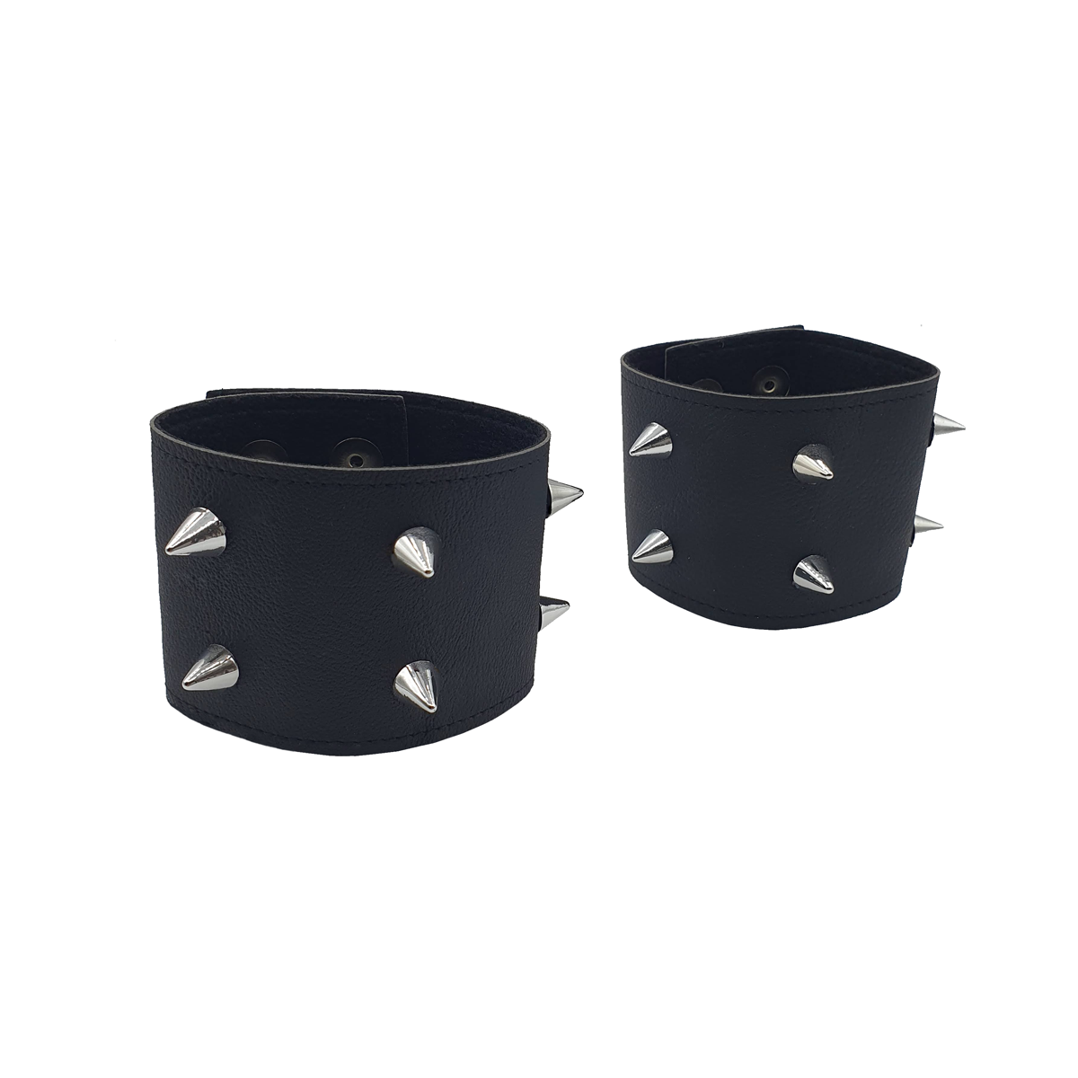 Par de Bracelete Spyke em Couro Sintético - Sexy Fantasy Linha Sado - 4