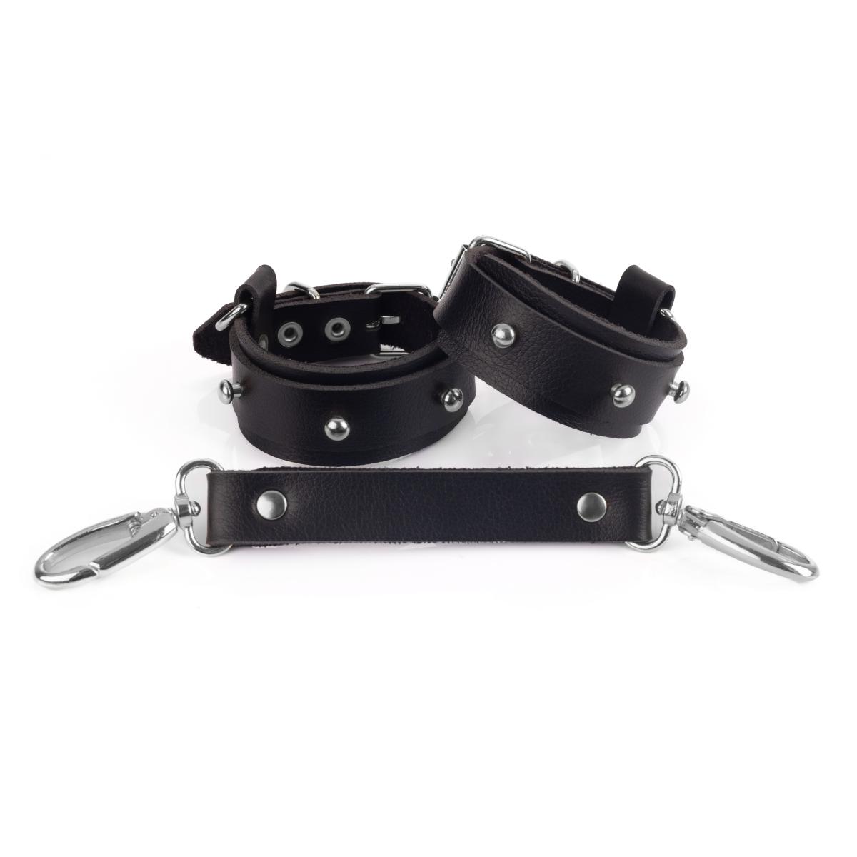 Par de Bracelete Top com Detalhes Niquelados e Mini Distanciador - New Star Couro - 2
