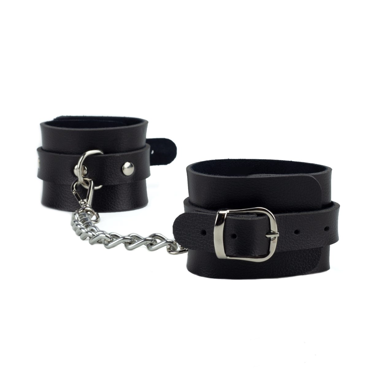 Par de Bracelete Top com Fivelas, Mosquetões e Correntes - Exclusiva Linha Sado - 5