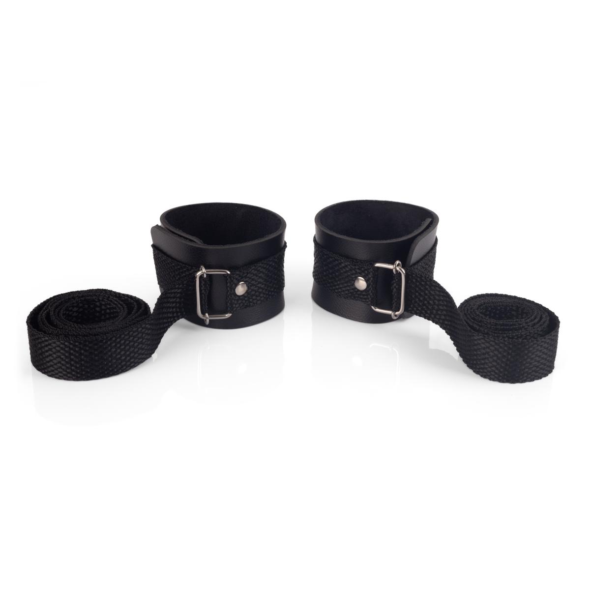 Par de Braceletes em Couro Montana com Amarras - New Star Couros - 2