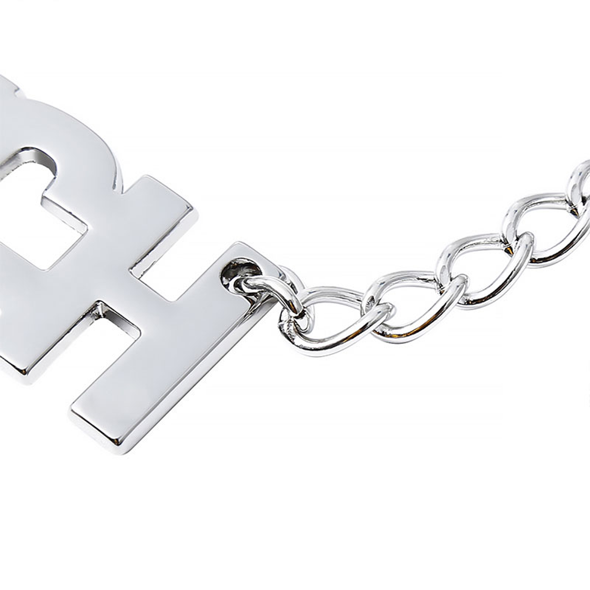 Par de Grampos para Mamilos com Regulagem e Pingente Escrito "BITCH" - 3R Import - 4
