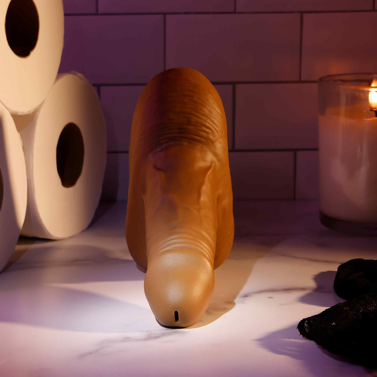 Pênis Packer Realista em Silicone com Abertura em Funil - Gender X Stand To Pee | Disponível em 3 Cores - 6