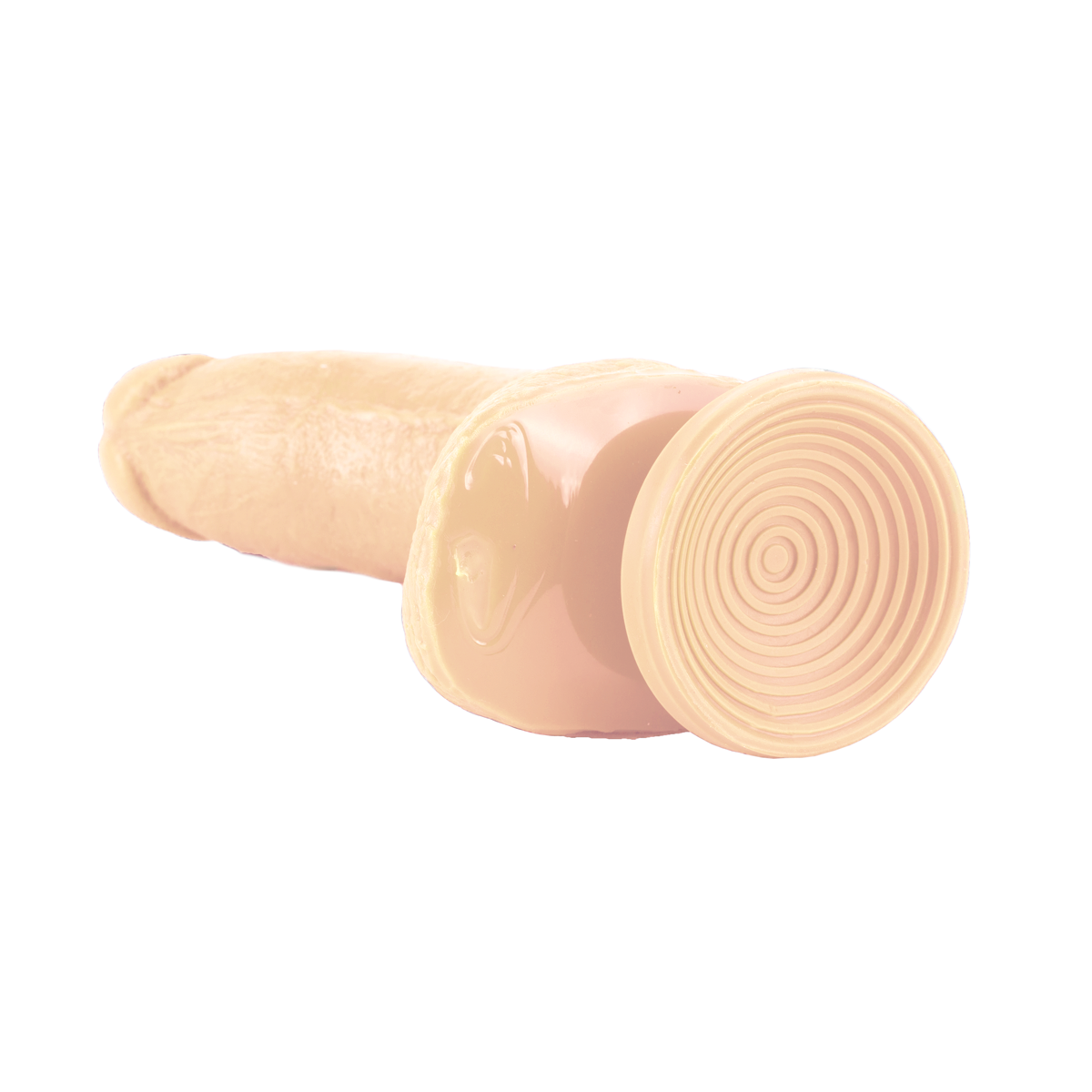 Prótese Peniana Realística em TPE Curvada com Glande Definida, Veias salientes, Escroto e Ventosa - Magic Sexy | 17 x 5,3 cm | Disponível em 2 Cores - 5