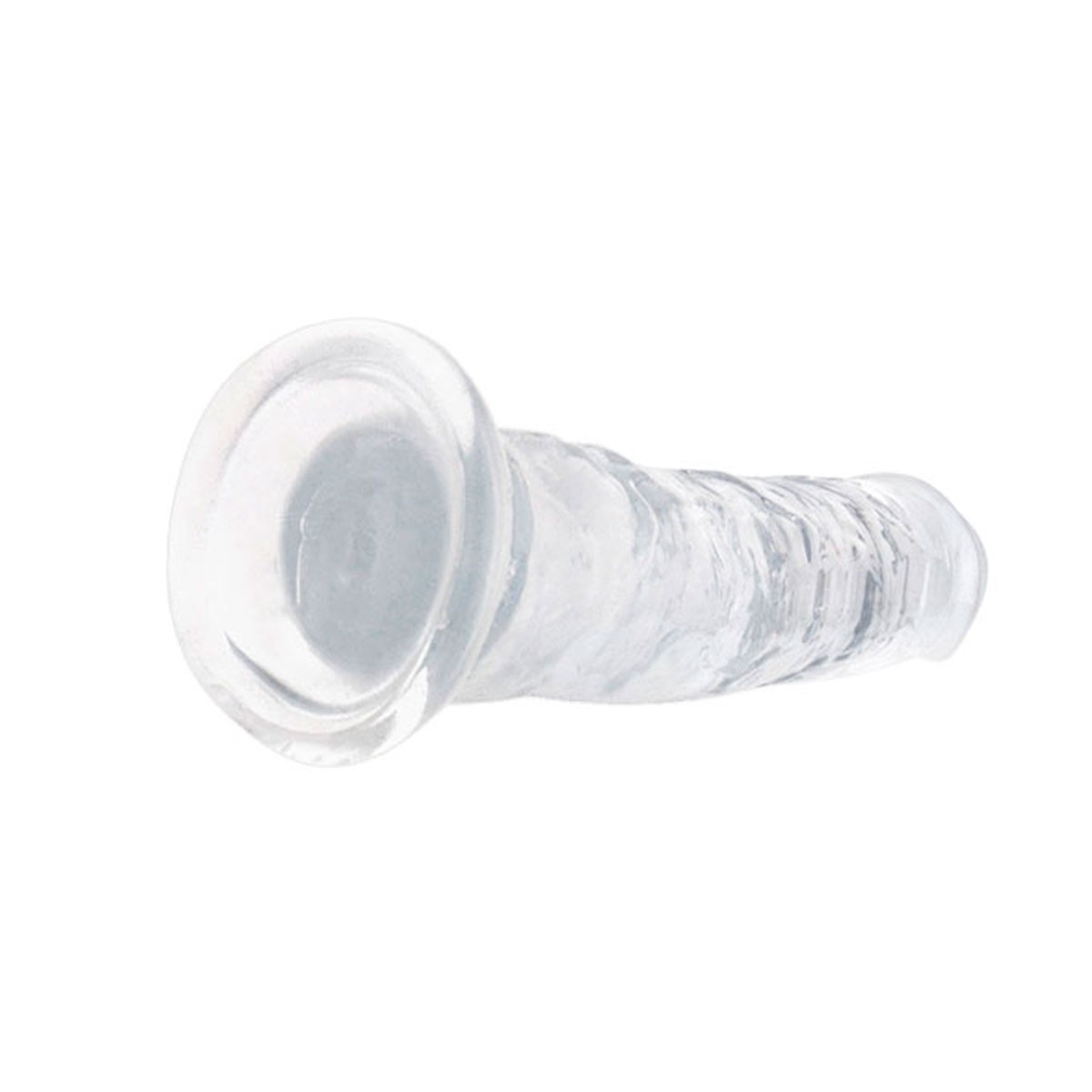 Pênis Transparente em TPE no Formato Realístico com Ventosa - Lester-M | 19,5 x 4,0 cm - 2