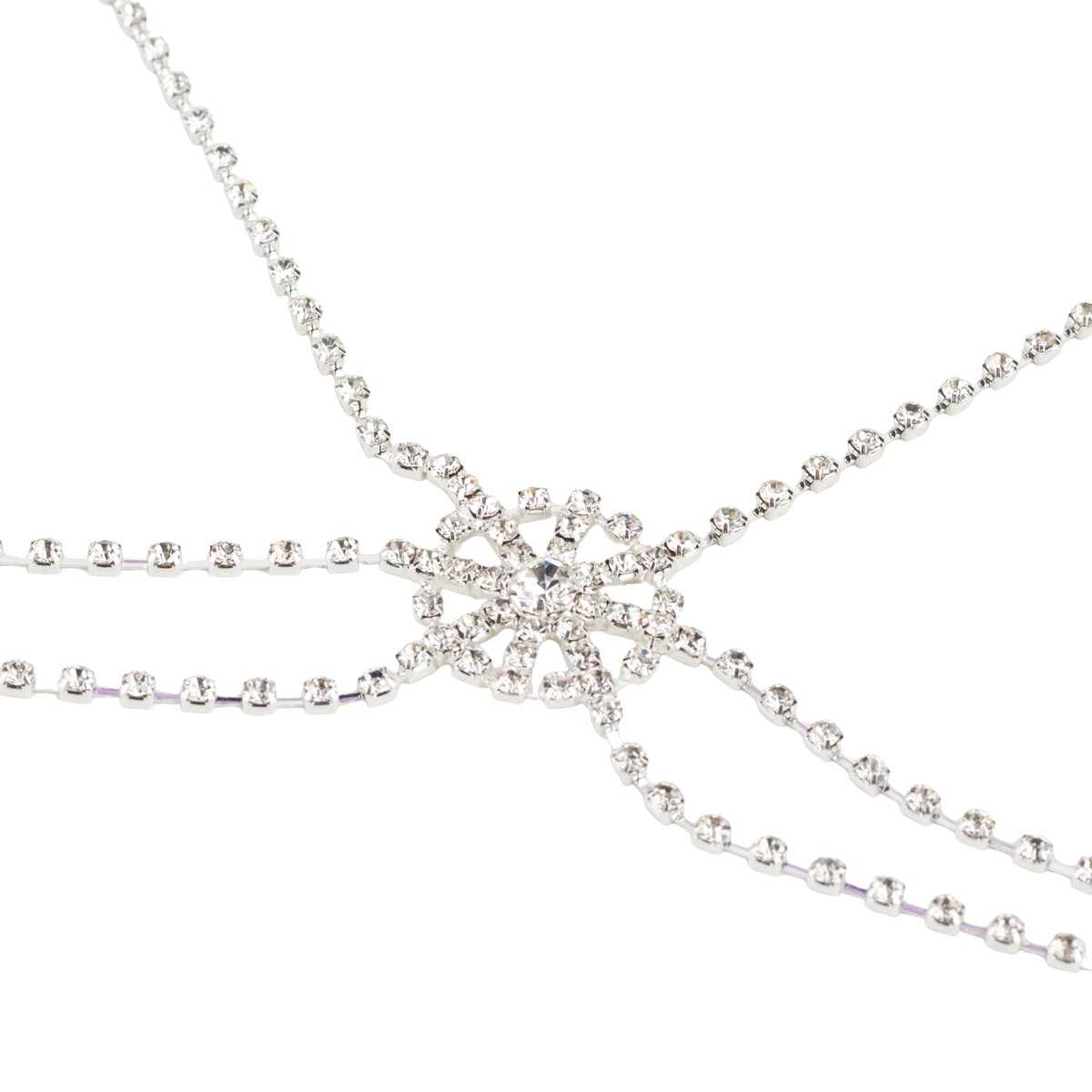 Persex com Pedraria em Strass e Elástico Ajustável - Yaffa Lingerie | Tamanho Único - 4