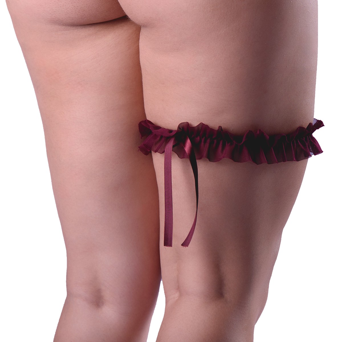 Persex de Tule Transparente com Mini Corrente e Pingente Frontal - Exclusiva Lingerie | Tamanho Único | Disponível em 5 Cores - 11